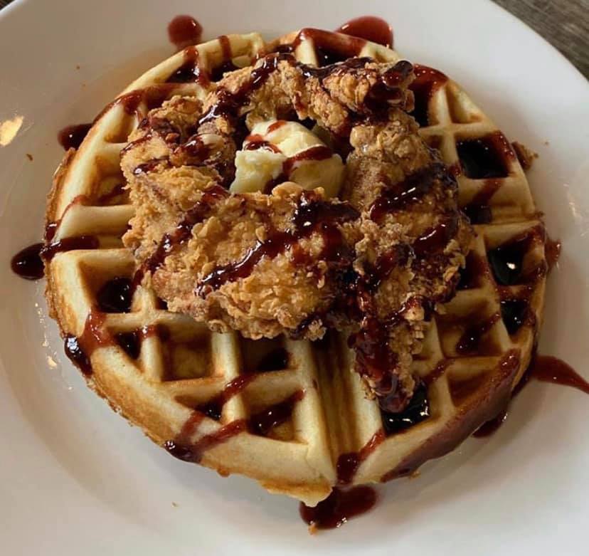 chicken and waffles md menu